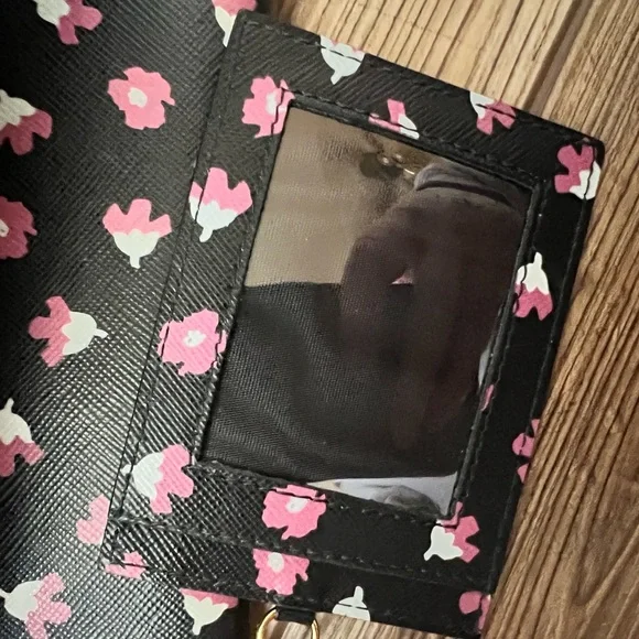 Prada Saffiano Floral Wallet - Picture 9 of 12